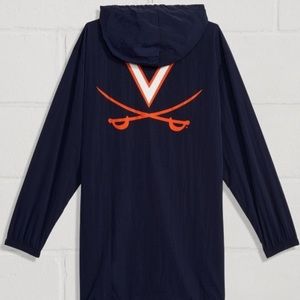 NWT PINK VS University of Virginia Long Full-Zip Anorak Jacket (UVA)